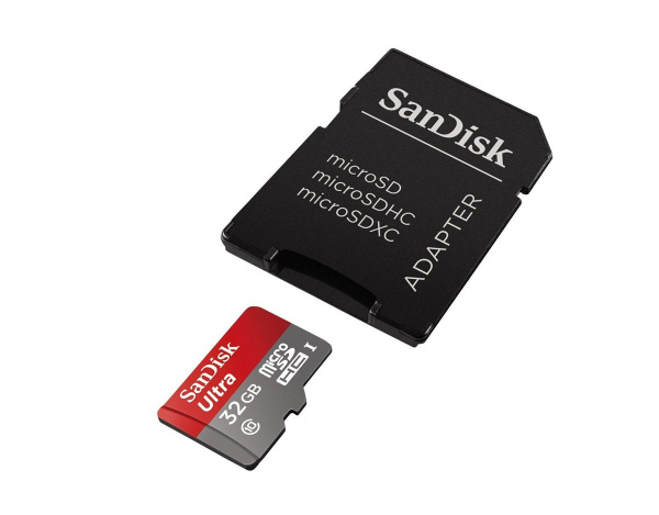 Karta pamięci microSDXC Ultra  Sandisk 32GB c10 +adapter 