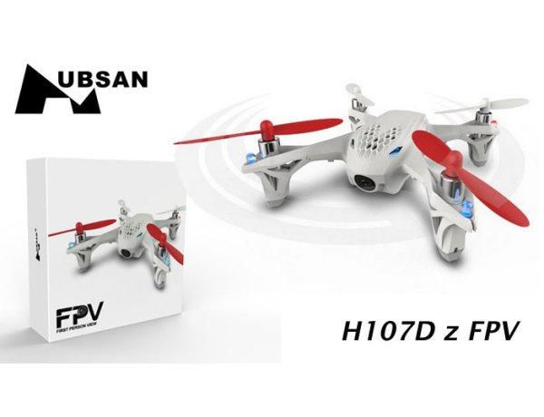 Dron Hubsan 107D z FPV