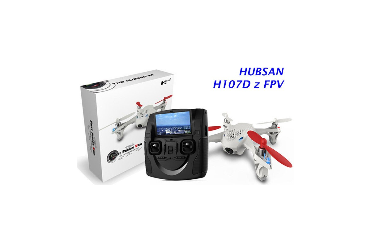 Dron Hubsan 107D z FPV
