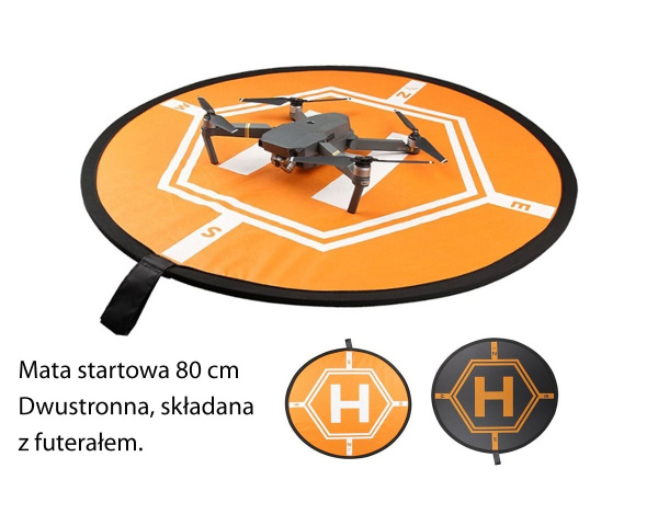 Mata startowa, lądowisko dla dronów z futerałem 75cm